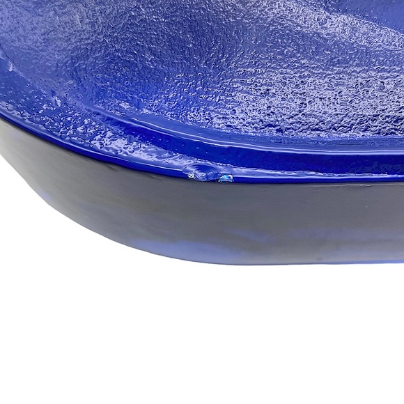 Pair of vintage Blenko cobalt blue glass elephant bookends - Picture 10 of 11